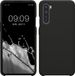 kwmobile telefoonhoesje geschikt voor OnePlus Nord - Hoesje met siliconen coating - Smartphone case in mat zwart