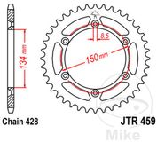JT Sprockets Couronne 52Z PAS 428 Diamètre Intérieur 134 Entraxe Fixation 150