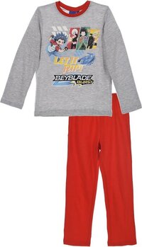 Pyjama Beyblade Burst maat 98 - Jongens - Grijs - Maat 98 - Lange mouw