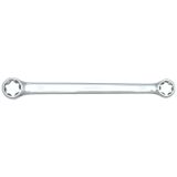 KS Tools 518.0863 CHROMEplus Torx-E-Dubbele ringsleutel, E14xE18