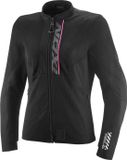 Ixon Ostro waterdichte dames motorfiets textieljas - Roze/Zwart - Maat XS