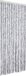 vidaXL Rideau anti-mouches 100x230 cm chenille blanc et gris