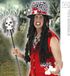 Finidi Voodoo pruik Zwart Lang Afro Polyester Vrouwen Halloween en Horror