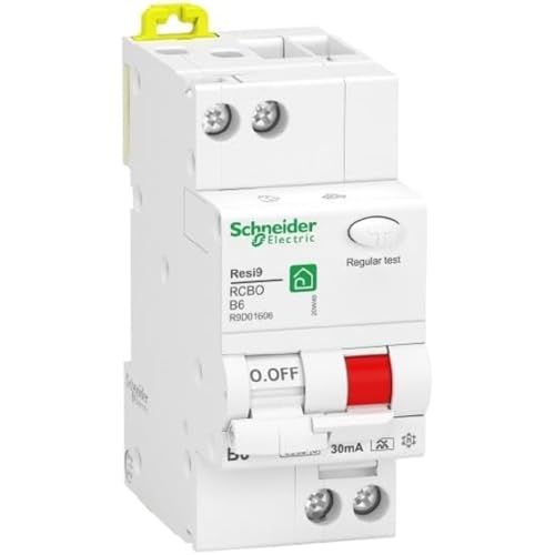 Schneider Electric Resi9 FI/LS-schakelaar - 1P+N - 6A - Type A