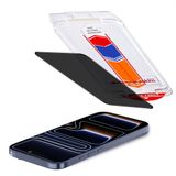Accezz Screen Protector - Geschikt voor Apple iPhone 17 Pro - Gehard Glas Privacy Screenprotector + Applicator