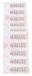 RS PRO Temperatuurmeetstrips 44 °C / 62 °C 6 meetbereiken horizontaal, L. 32 mm, B 12 mm, verpakking van 10 stuks