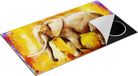 Chefcare Inductie Beschermer Geschilderde Olifant Olieverf - Abstract - 90x55 cm - Multicolor