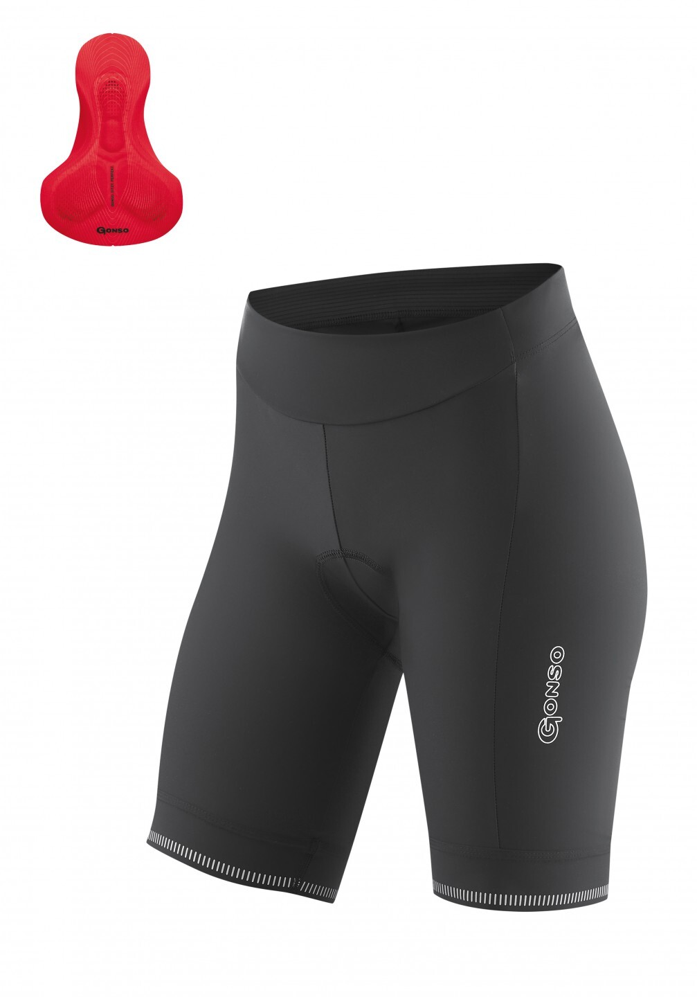GONSO Sitivo-W Tight Shorts / black/fire / Dames / 42 / 2023
