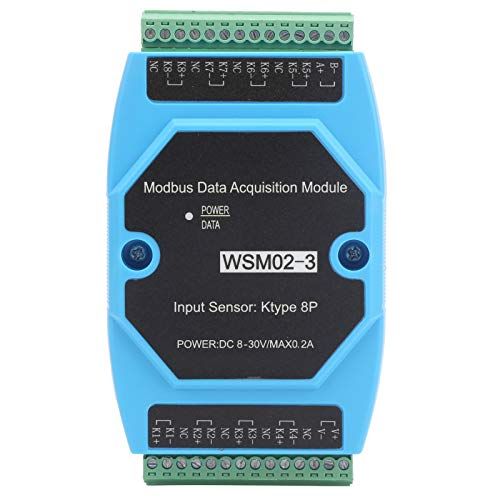 FTVOGUE Temperatuurgegevensverzamelingsmodule voor Apparatuurbewaking 8 K-ype Engineering Plastic 1818500 WSM02-3
