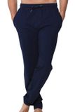 Pastunette Lounge/Pyjamabroek - Katoen - Donkerblauw - Boordjes - Maat 3XL
