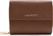 Lazarotti Bologna Leather Wallet With 8 Card Slots Brown Bruine