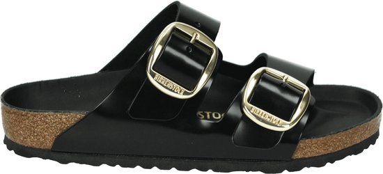 Birkenstock Arizona Big Buckle - Unisex Slippers - Black - Size 40