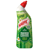 Harpic Ailleurs Gel WC Bamboe geur met geurremmende technologie, 750 ml, 5 pièces