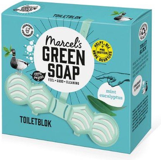 Marcels Green Soap Toiletblok munt & eucalyptus 35g
