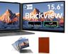 Blackview moniteur portable 15,6 pouces, 8, 1920x1200 écran d'ordinateur ultra-fin noir