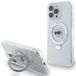 Karl Lagerfeld Ring Stand MagSafe Serie - iPhone 15 Pro Max Hardcase - Lichte Bescherming - Wit - Luxe Ontwerp