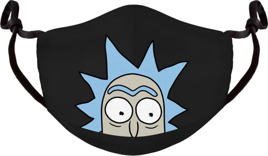 Difuzed Rick and Morty - Adjustable Shaped Face Mask (1 Pack)