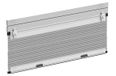Moustiquaire pour coffres de volets roulants, blanche, en aluminium, de 14 à 20 mm