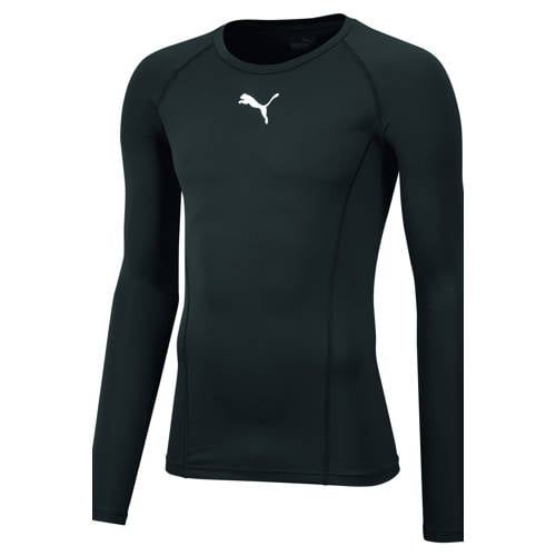 PUMA Kinder Liga Baselayer Tee LS Jr Shirt, schwarz (PUMA Black), 116