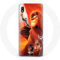 Maniacase Etui voor Samsung Galaxy A10 De Leeuwenkoning Simba en Mufasa