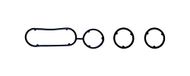 Gasket AJUSA Gasket set, oil cooler