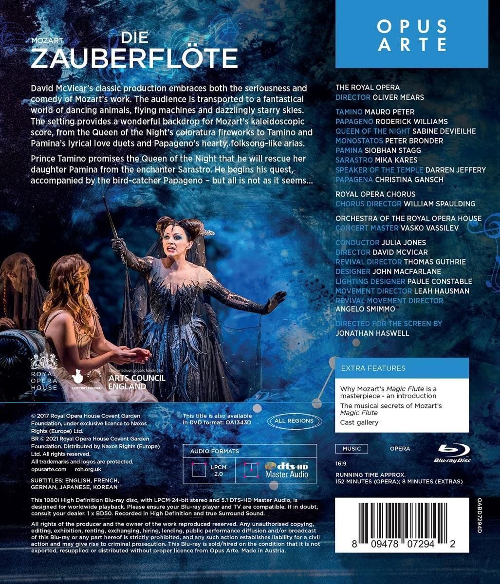 PIAS Nederland Die Zauberflote (Blu-ray)