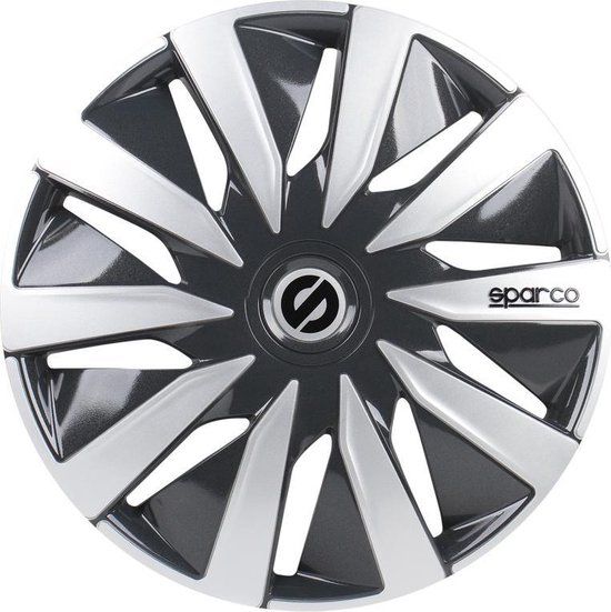 Sparco Wieldoppen Lazio - 16 inch - Grijs/Zilver