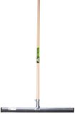 MM Eurotool Vloertrekker Métal 55 Centimètre Caoutchouc Noir Avec Manche 150 Centimètre
