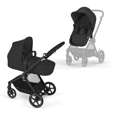cybex GOLD EOS Kinderwagen Black Moon Black