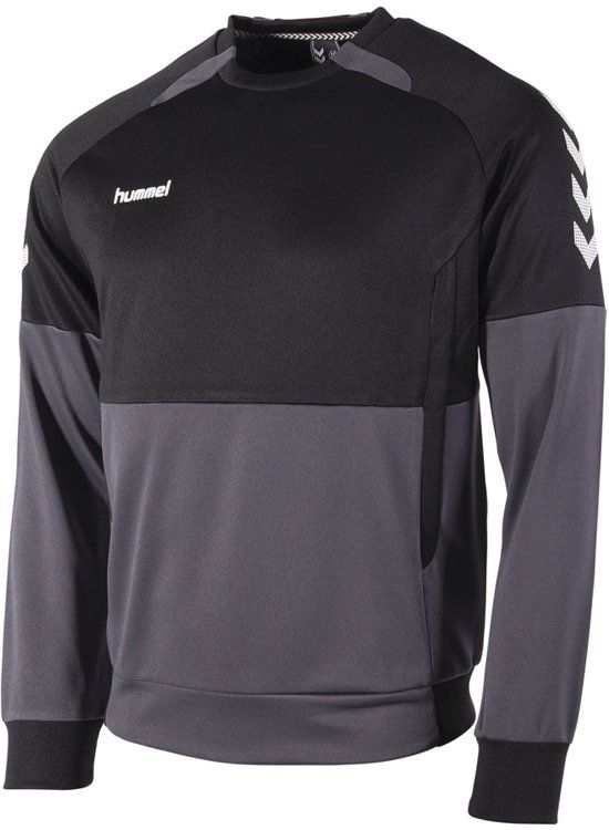 Hummel Authentic Top Round Neck Sporttrui Kinderen - Zwart - 8718726533192