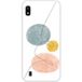 Samsung Housse de protection en silicone compatible avec Galaxy A10 One line bleu