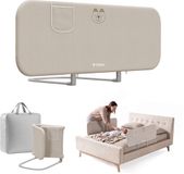Tulano Cover 50 Bedhekje 120 cm - Uitvalbeveiliging voor Kinderbed - Inklapbaar - Beige