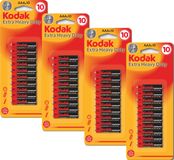 Kodak Batterij AAA Batterijen Extra Heavy Duty Goede kwaliteit Batterijen - Gratis Verzending - Mini Penlite - 40 Stuks