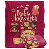 HARRY POTTER Silky Touch superzachte plaid 152 x 127 cm