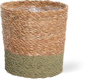 What-Women-Want Luxe plantmand Amber Groen - bloempot voor binnen - Ø15cm - groen