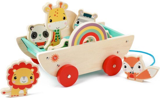 Fisher-Price Fisher Price Bolderkar met Dieren Hout