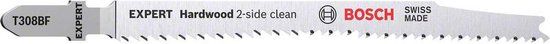 Bosch Accessories 2608901713 EXPERT „HARDWOOD 2-SIDE CLEAN” T308 BF LAMES - 2 pièces