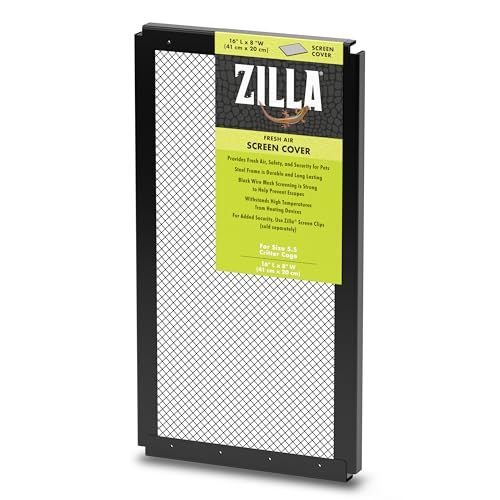 ZILLA Reptielen-terrarium-afdekking - 40,6 x 20,3 cm