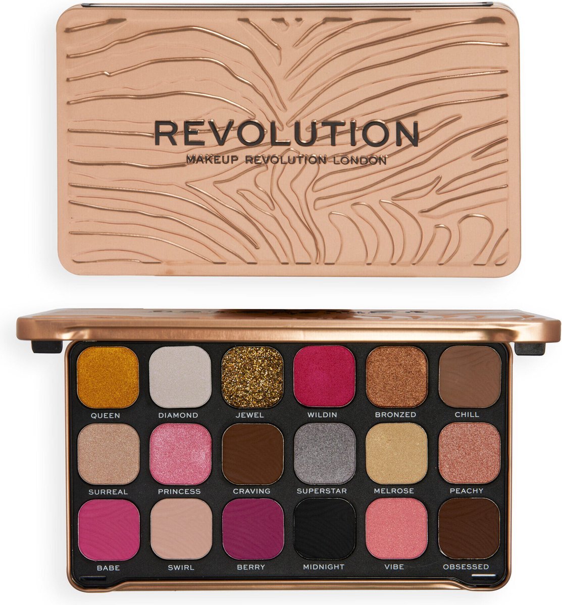 Makeup Revolution - Forever Flawless Palette Bare Pink - Oogschaduw Palette