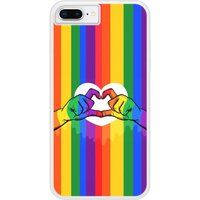 iPhone 8 Plus LGBT Bedrukt Siliconen Hoesje