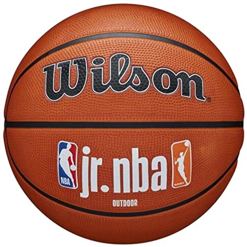 Wilson Jr NBA Fam Logo Authentic Outdoor Ball WZ3011801XB, Vrouwen, Heren basketballen, oranje, 5 EU