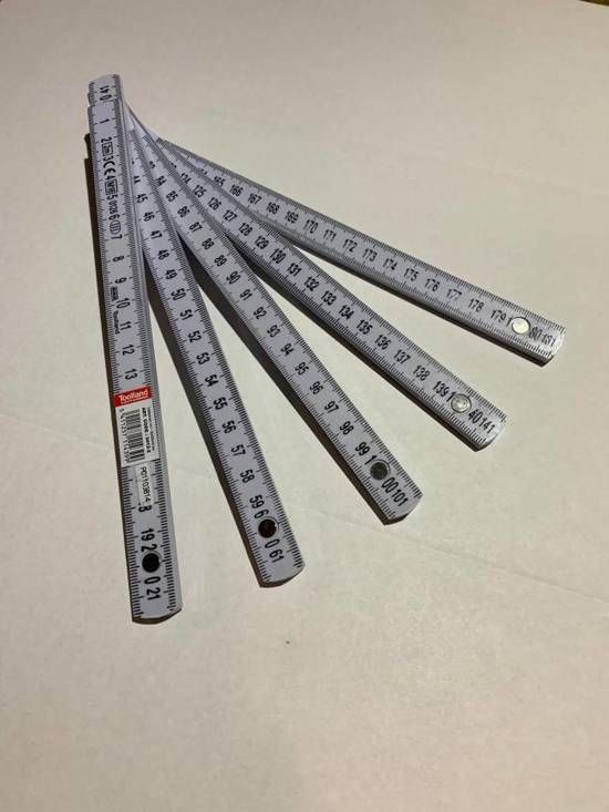Toolland Vouwmeter In Glasvezel - 2 M