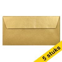 Clairefontaine Clairefontaine gekleurde enveloppen goud EA5/6 120 grams (5 stuks)