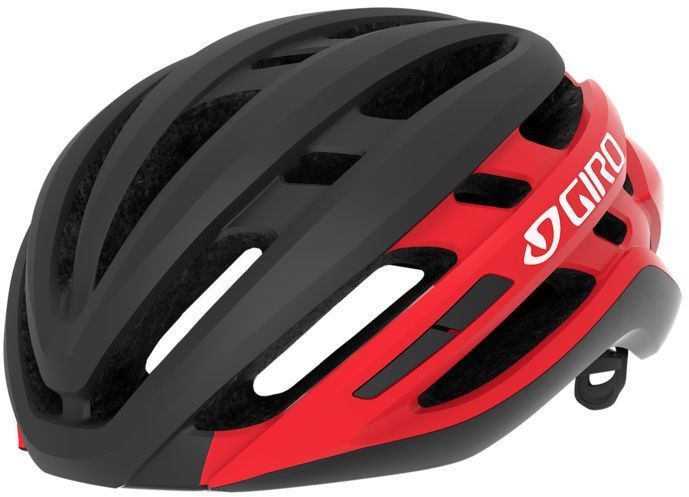 Giro Agilis Helm - Matte Black/Bright Red - 55-59cm