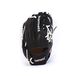 GL-125 REG zwarte honkbalhandschoen leer 12,5 inch Outfield wedstrijd 12,5 inch (voor rechtshandigen wordt de handschoen links gedragen)
