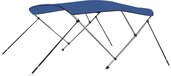 vidaXL Biminitop - 3-boogs - 183x160x137 - cm - blauw
