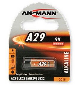 Ansmann A 29 - Huishoudelijke batterij - alkaline - 9,00 volt - oranje