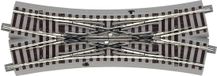 Roco H0 Roco GeoLine (met ballastbed) 61164 Engels wissel 200 mm 1 stuk(s)