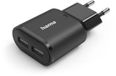 Hama 12W Oplader - 2x USB-A - Zwart