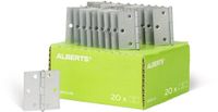Alberts 850265 scharnier | vierkant | elektrolytisch geel verzinkt | 51 x 51 mm | set van 20